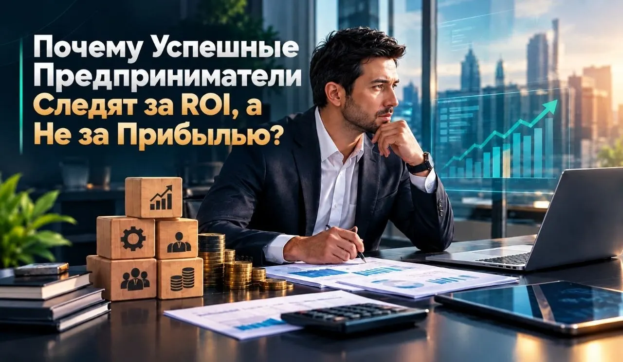 Эффективность капитала: почему успешные предприниматели следят за ROI, а не за прибылью